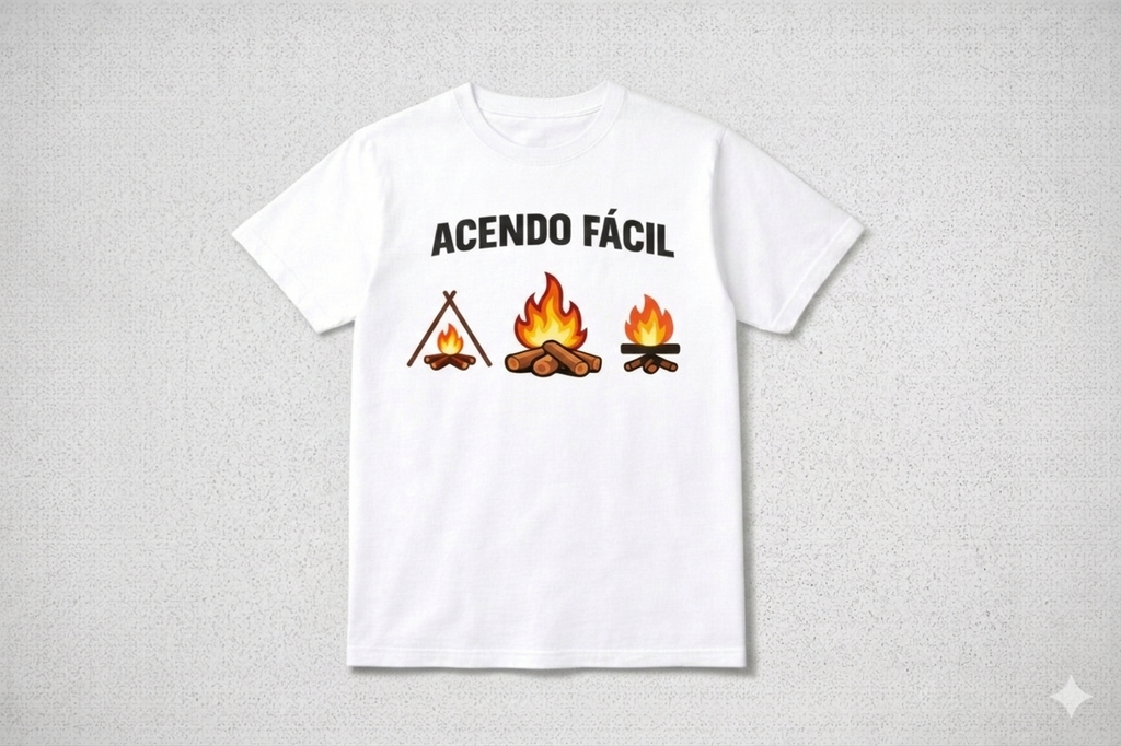 Camiseta ACENDO FÁCIL